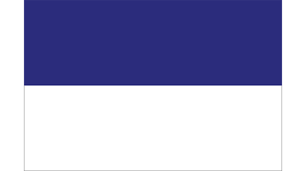Vlag gemeente Hoogeveen - in kleur op transparante achtergrond - 600 * 337 pixels 